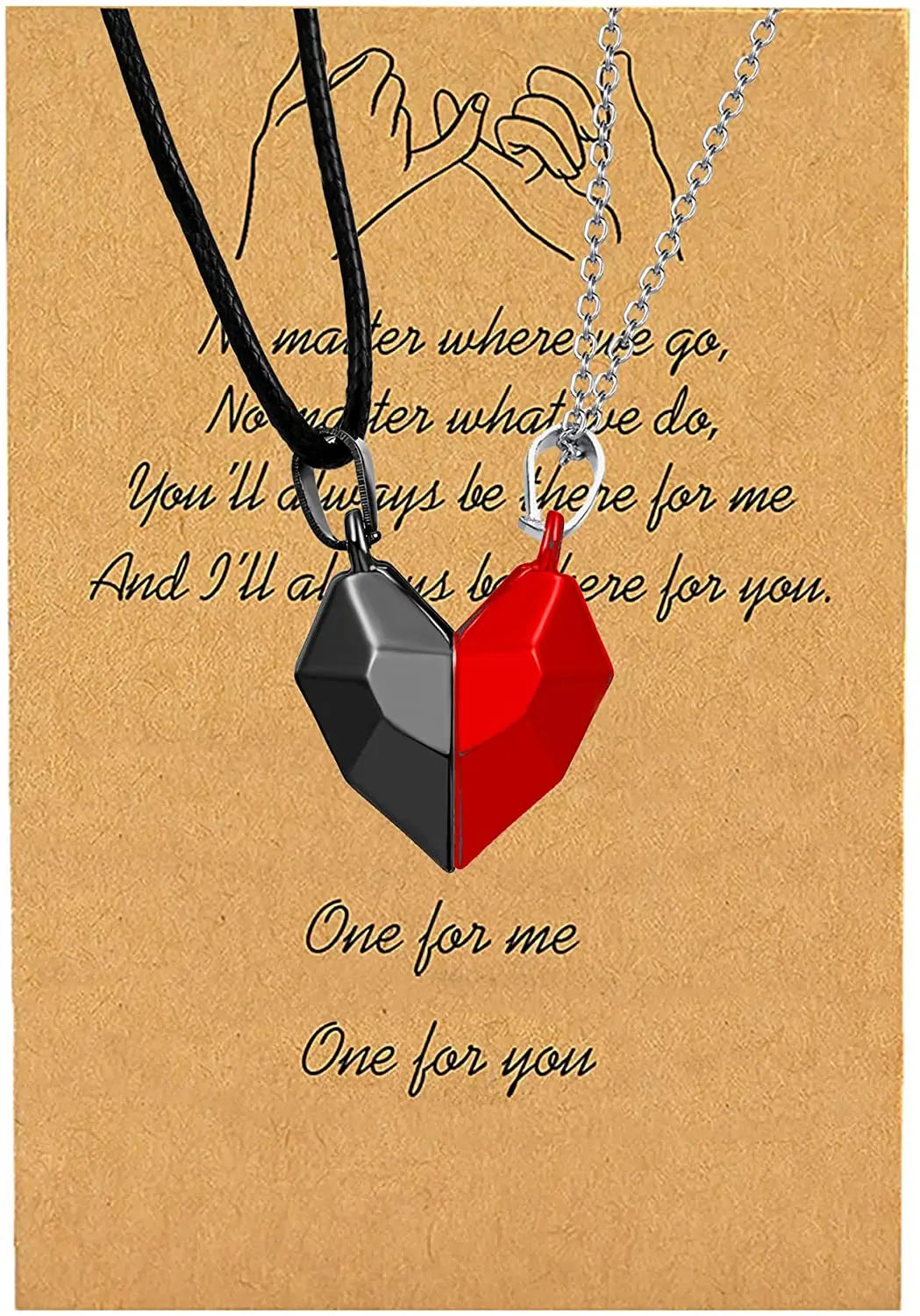 Магнитное ожерелье для пары колье Bf Gf с расстоянием соединения на День святого