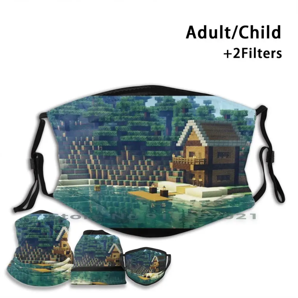 

Многоразовая маска для лица с фильтрами, для детей и взрослых