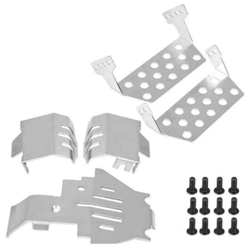 

RC Car TRX4 TRX-4 Bumper Chassis Armor Protection Skid Plate for Traxxass 82056-4 Defender Option Upgrade Parts