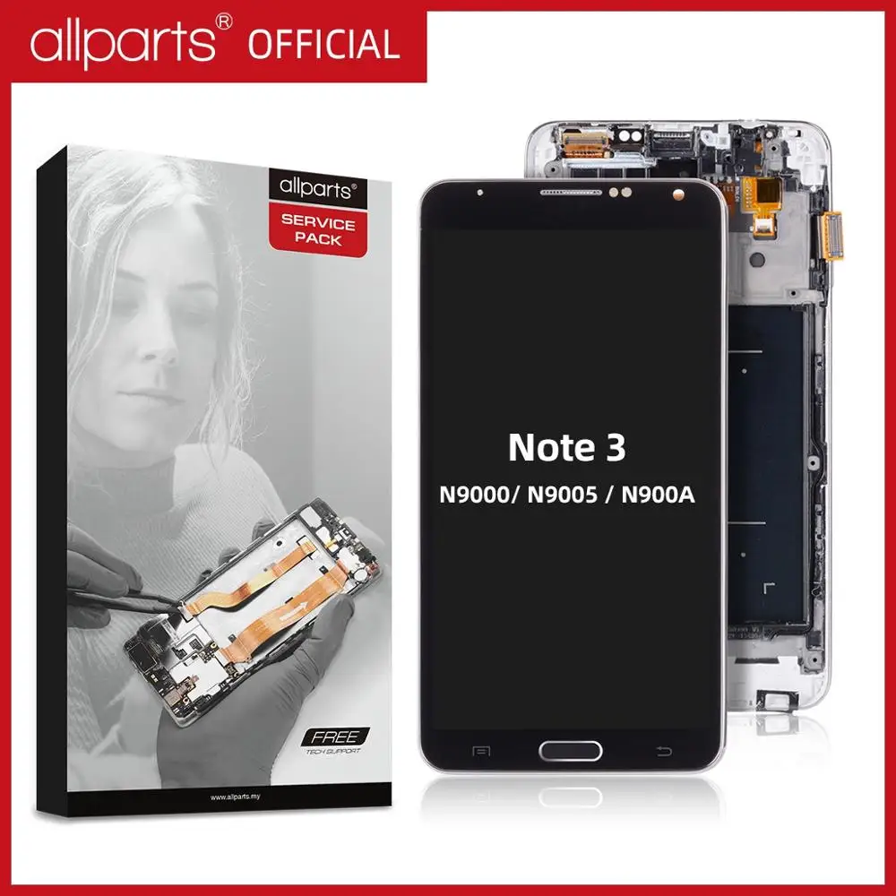 5 7 ''ЖК дисплей для SAMSUNG Galaxy Note 3 сенсорный ЖК с рамкой N9000 N9005 N900A запчасти