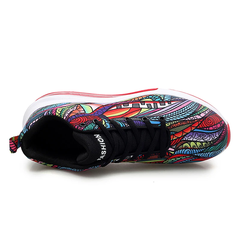 Полная ладонь воздушной подушке Баскетбол обувь красочные плотно сидящая на