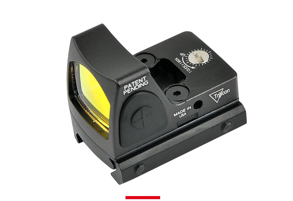 Охотничья винтовка мини RMR Reflex Red Dot прицел коллиматор Глок охотничьи прицелы охотничий пистолет подходит 20 мм Pictinny Rai - Цвет: Black