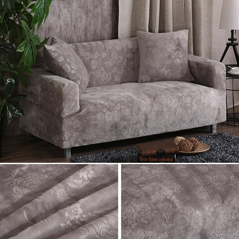 

Утолщенный эластичный чехол для дивана в гостиную, универсальный полноразмерный чехол для дивана, классический короткий плюшевый чехол дл...