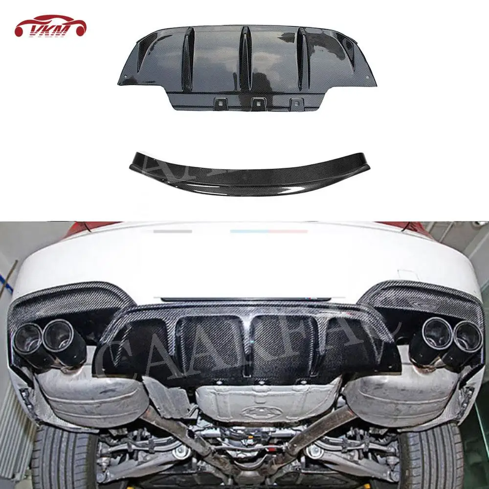 

Диффузор для заднего бампера из углеродного волокна, передний спойлер для BMW 6 серии F06 F12 F13 M6 M Tech M Sport 2013-2016 FPR, автомобильный аксессуар