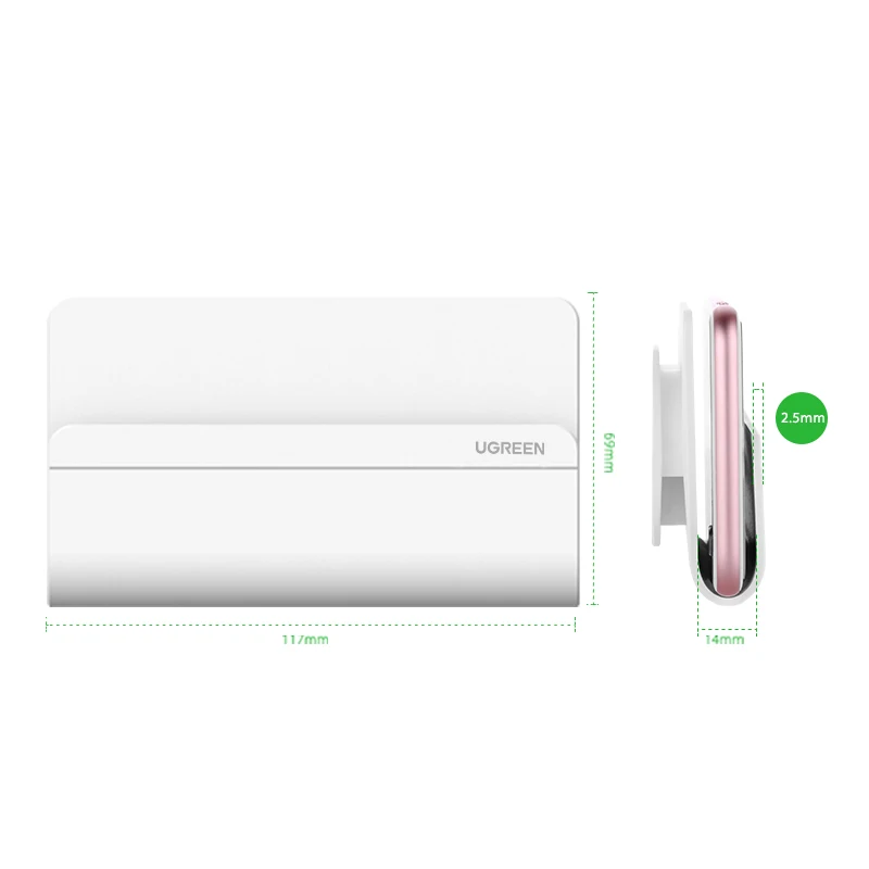 Ugreen Mobile Phone Holder Stand For iPhone 13 12 pro X Wall Mount Holder Adhesive Stand for Samsung Huawei Tablet Mount Holder
