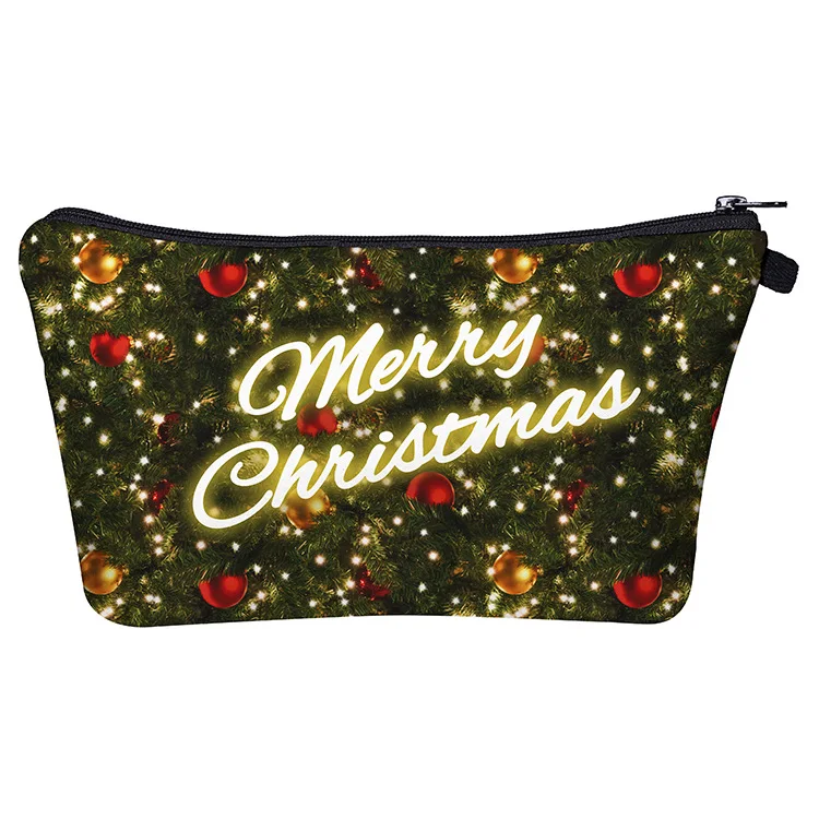 

3D Fashion Cosmetic Bag Print Women makeup bags Cute bag headset candy Cosmetic printing Collection Casual men zipper letter NEW