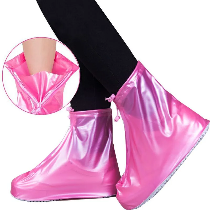 

Non-slip Rain Boot Cover Reusable Wear-resistant Thick Waterproof Shoe Cover Outdoor Rain Boot Cover Home Decoration Accessories