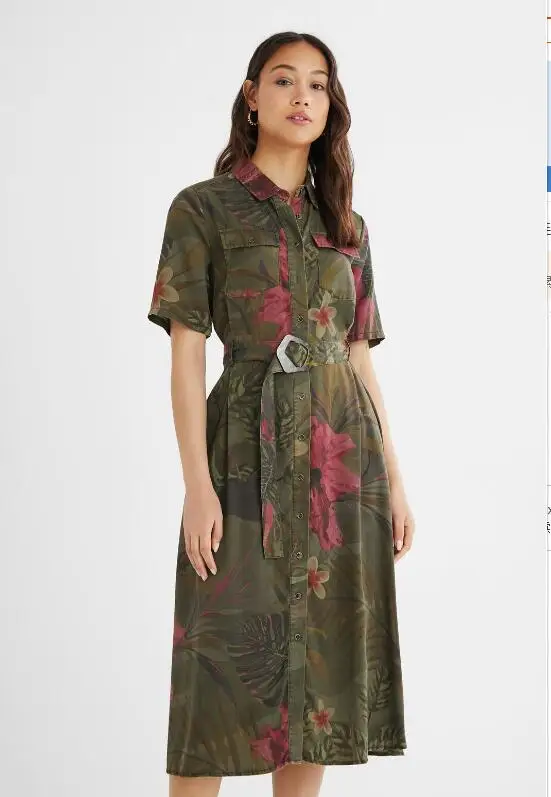 

Новинка, Женский тренчкот с принтом DESIGUAL, куртка, пальто