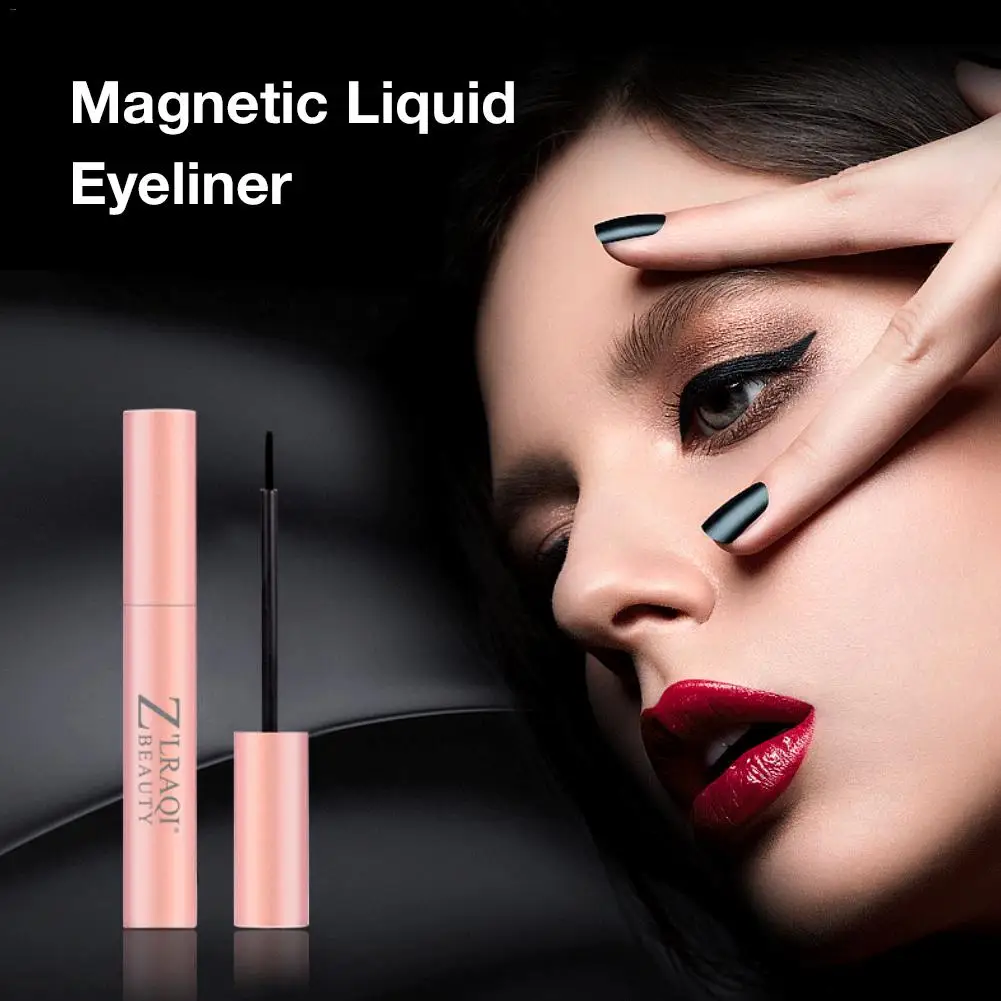 Магнитный жидкий подводка для глаз Водонепроницаемый долговечный карандаш