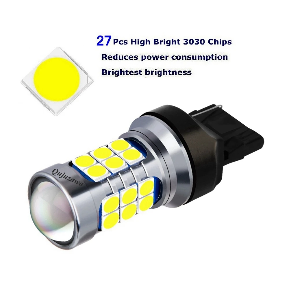 2pcs T20 7440 W21W WY21W Super Bright 3030 LED Car Tail Brake Lights Turn Signal Bulbs Auto Backup Reverse Lamp Red White Yellow |