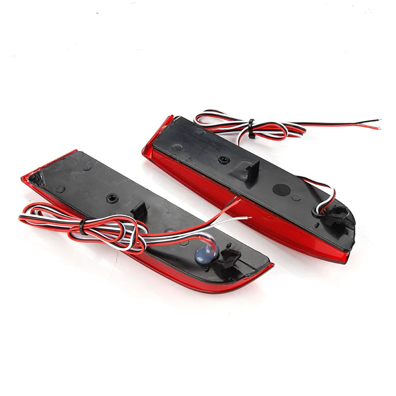 

For Honda WRV WR-V 2017 2018 A Pair OKEEN 2PCS Rear Bumper Reflector LED Brake Light Driving Braking Lights Fog Lamp Auto