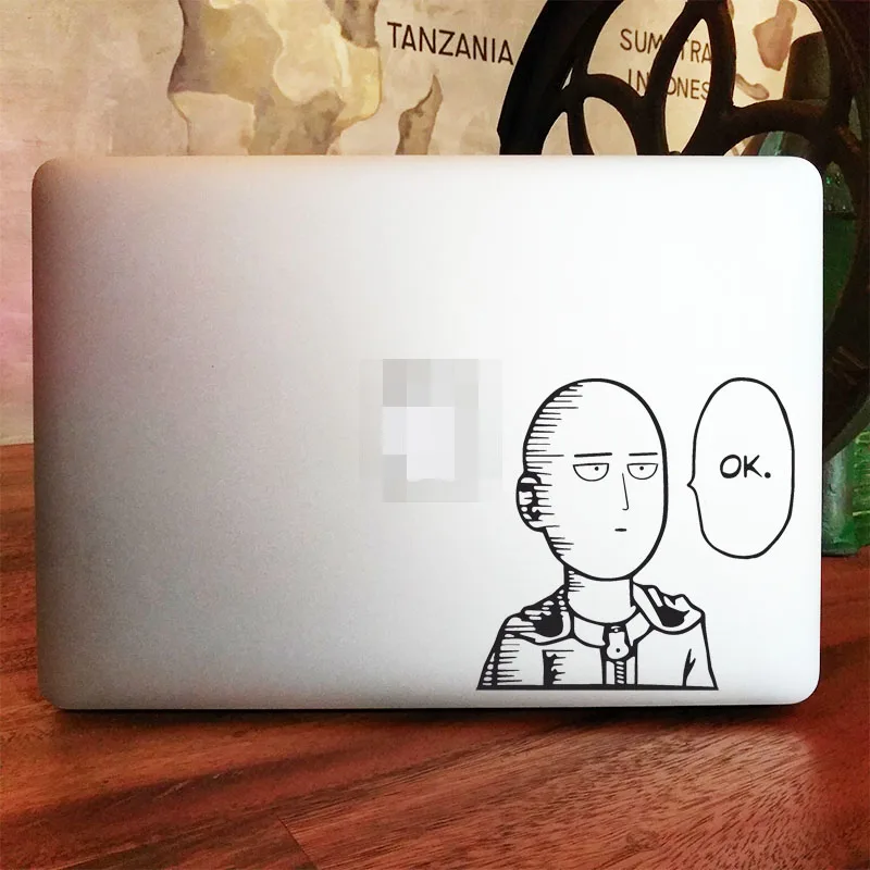 One Punch Man аниме наклейка для ноутбука Macbook Pro Air retina 11 12 13 14 15 дюймов винил hp Dell Mac Book кожи ноутбука Наклейка