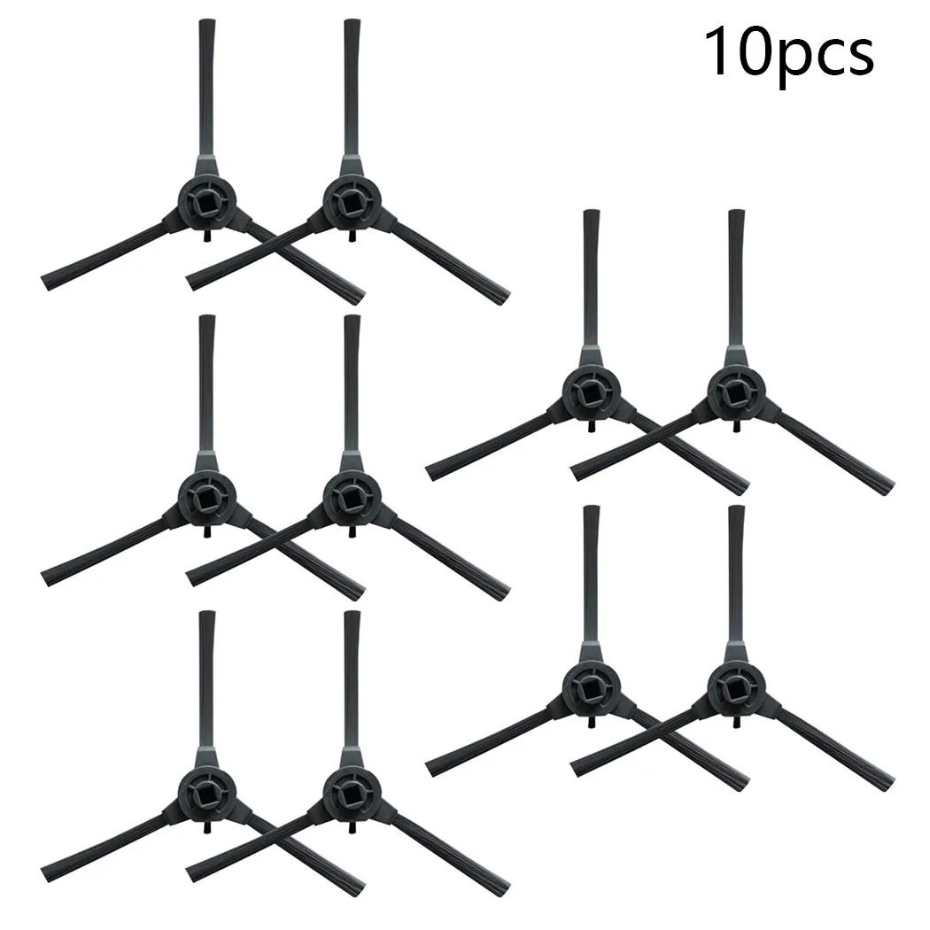 

10pcs Side Brushes Accessories For Proscenic 850T Robotic Vacuum Cleaner Brand New And High Quality Black