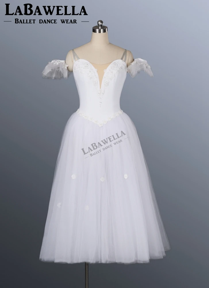 La Sylphide/романтическое балетное платье-пачка платье Белое Женское феи