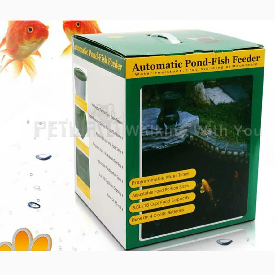 Авто пруд машина для автоматической подкормки рыб Корм аквариумных рыбок