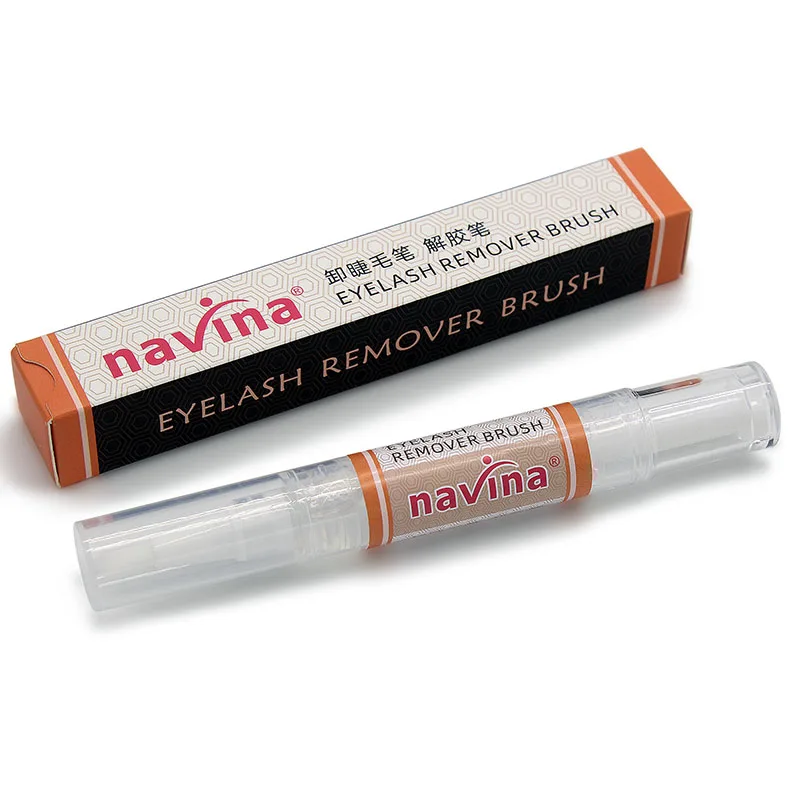 Безопасная щетка для удаления клея для ресниц Navina, гелевая ручка для удаления ресниц, 8 мл, высокое качество, профессиональный инструмент для удаления клея