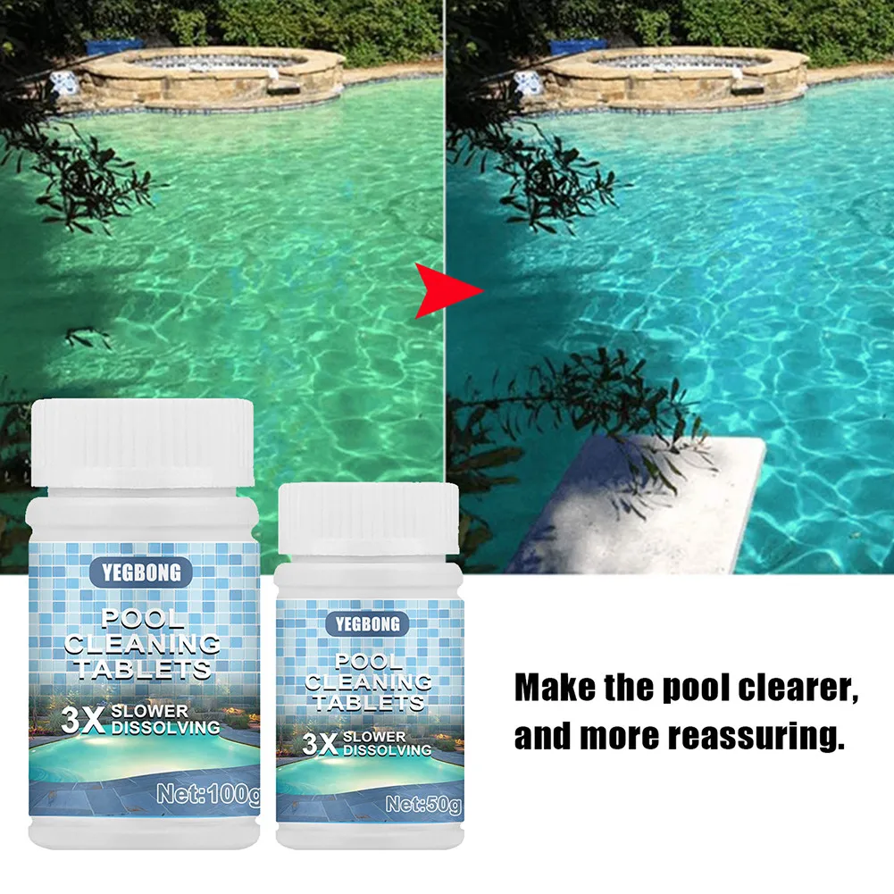 

Cleaning Pool Cleaning Tablet Multifunctional Or Pool Tablet 50g Kit New Set