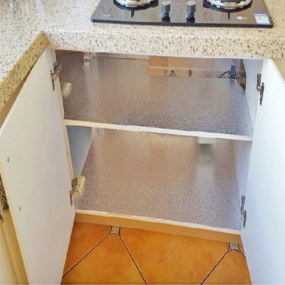 Кухонная маслостойкая наклейка водонепроницаемая алюминиевая фольга