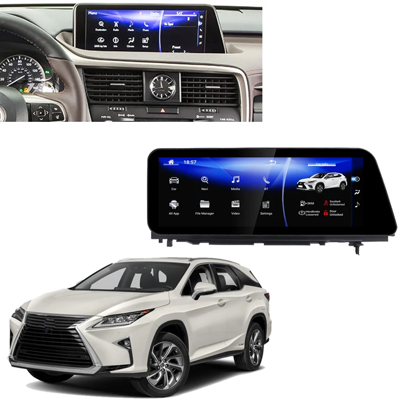 LiisLee автомобильный мультимедийный плеер GPS аудио радио для Lexus RX RX450h RX350L AL20 2015 ~ 2019