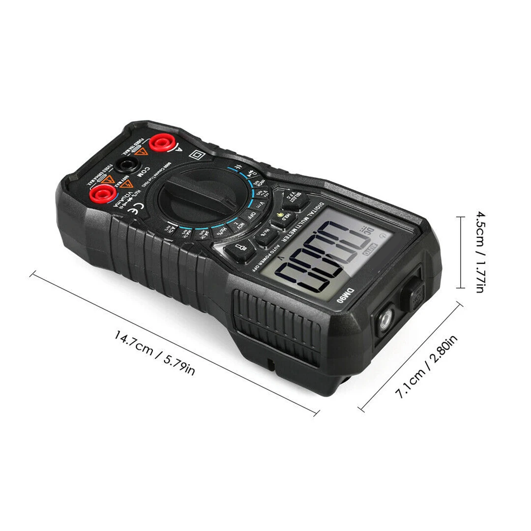 Высокоточный цифровой мультиметр DM90/DM90A с ЖК-дисплеем измеритель напряжения и