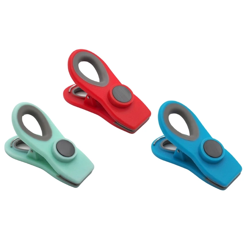 

Multipurpose Refrigerator Magnet Sticker Magnetic Bag Clip Food Snacks Bag Fresh-Keeping Clamp Sealer