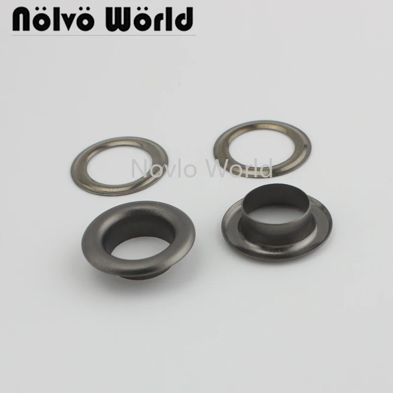 20 шт. внутренняя ширина 11 мм матовые Металлические Люверсы с втулкой для кожаного