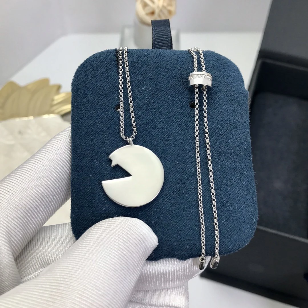 Fashion Charm Sterling Silver Original 1:1 Copy Adjustable Pacman Necklace Women Jewelry Gift With Logo | Украшения и аксессуары
