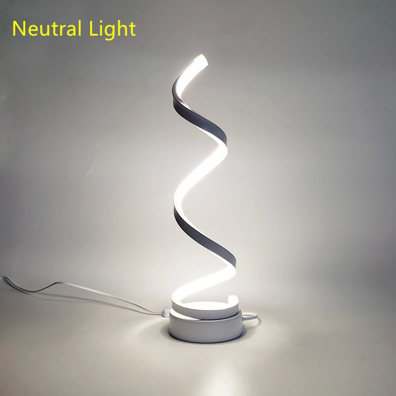 Светодиодный прикроватный столик для чтения простая настольная лампа в форме