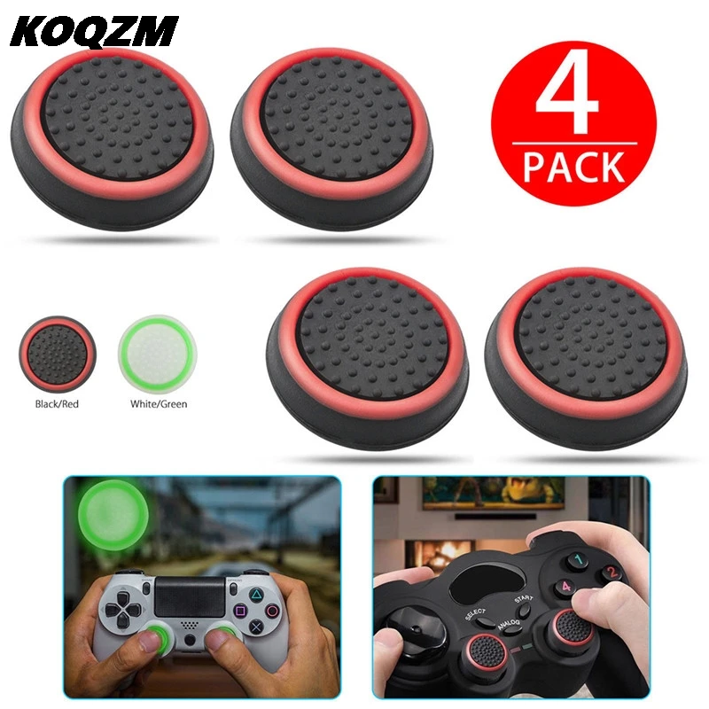 

4pcs/lot Replacement Silicone Thumbsticks Joystick Cap Cover for PS3/PS4/XBOX ONE/XBOX 360 Wireless Controllers Game Accessories