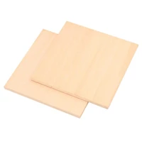 5pcs 12x12cm blank 5mm thickness wooden board unfinished unpainted wood sheets for wood diy craft carving modeling