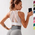 Спортивный бюстгальтер, Топ пуш-ап для йоги, фитнеса, Женский спортивный жилет, Сексуальная Спортивная одежда для фитнеса, упражнений, фитнеса, тренажерного зала, бега, йоги
