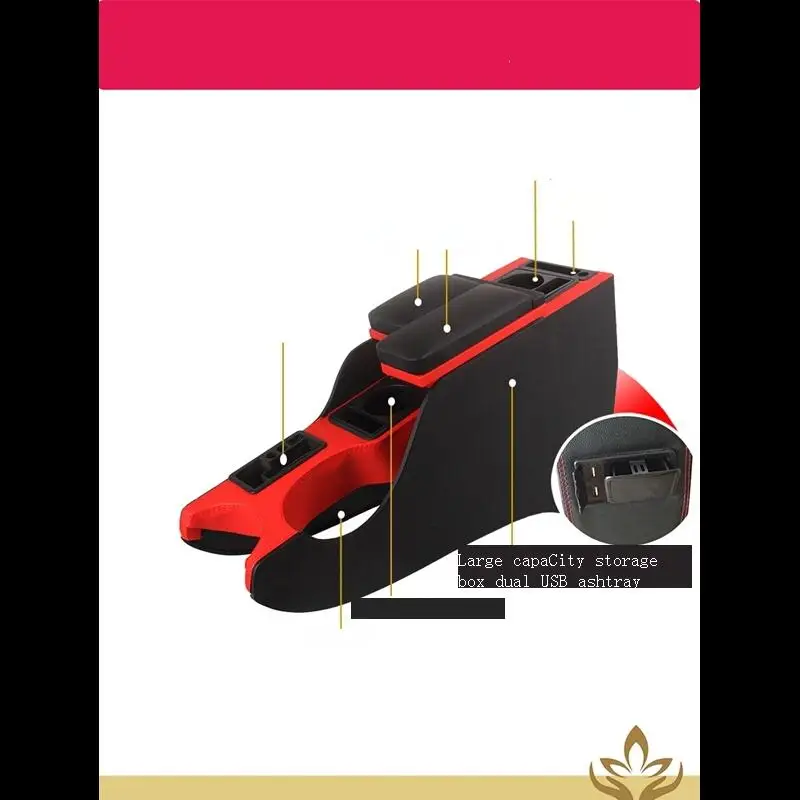 

De Voiture Accesorios Coche Reposabrazos Accessories Interior Storage Car Arm Rest Armrest 2017 FOR Hyundai Verna Kia K2