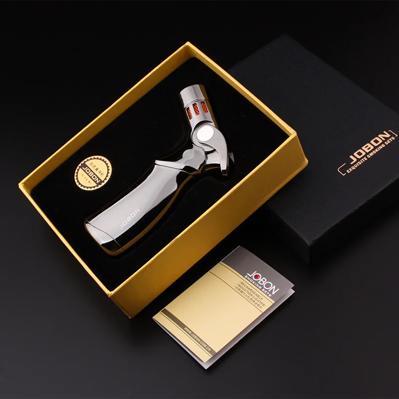 Мощная Тройная Зажигалка Cohiba Same Jobon струйная турбо зажигалка для сигар барбекю