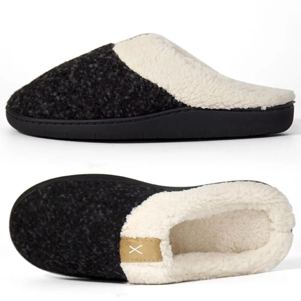 

Women Plush Slippers Winter Fleece Warm Shoes Indoor Outdoor Home Fashion Soft Comfortable Flat House Slides