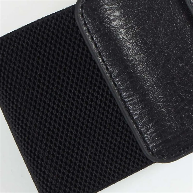 

2020 Women Belts Fashion International Trend 10cm WidthPin Design Imitation Leather Belts