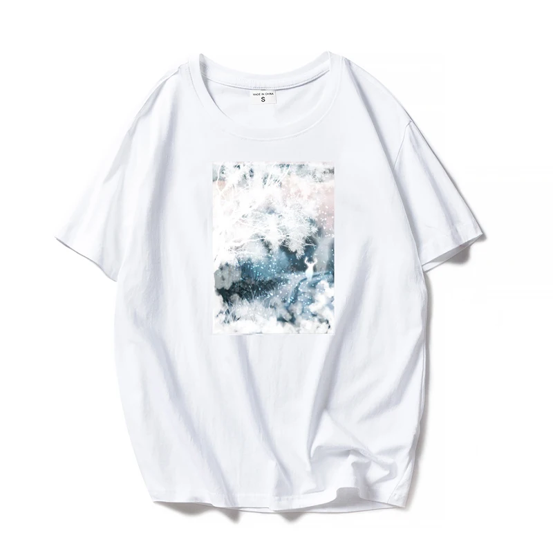 Женские модные летние футболки женские белые из 100% хлопка черные с коротким