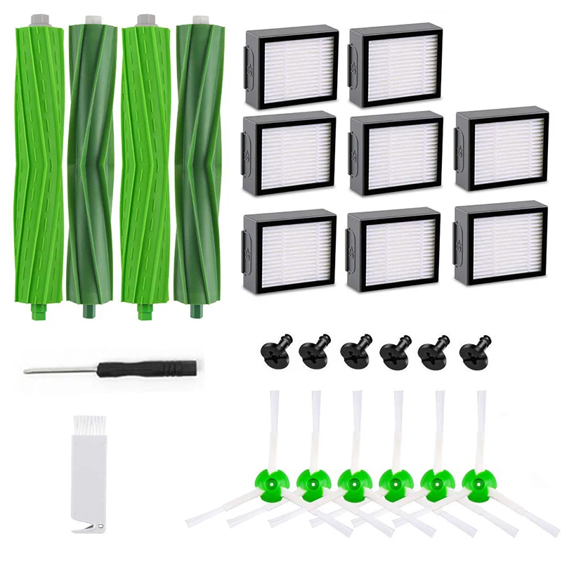 Винты фильтр отвертка щетки боковые Резиновые Вакуумные детали плюс E5 E6 E7|Детали