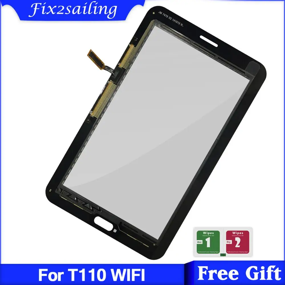 Новый сенсорный экран для Samsung Galaxy Tab 3 SM T110 T111 T113 T116 Передний дигитайзер Датчик