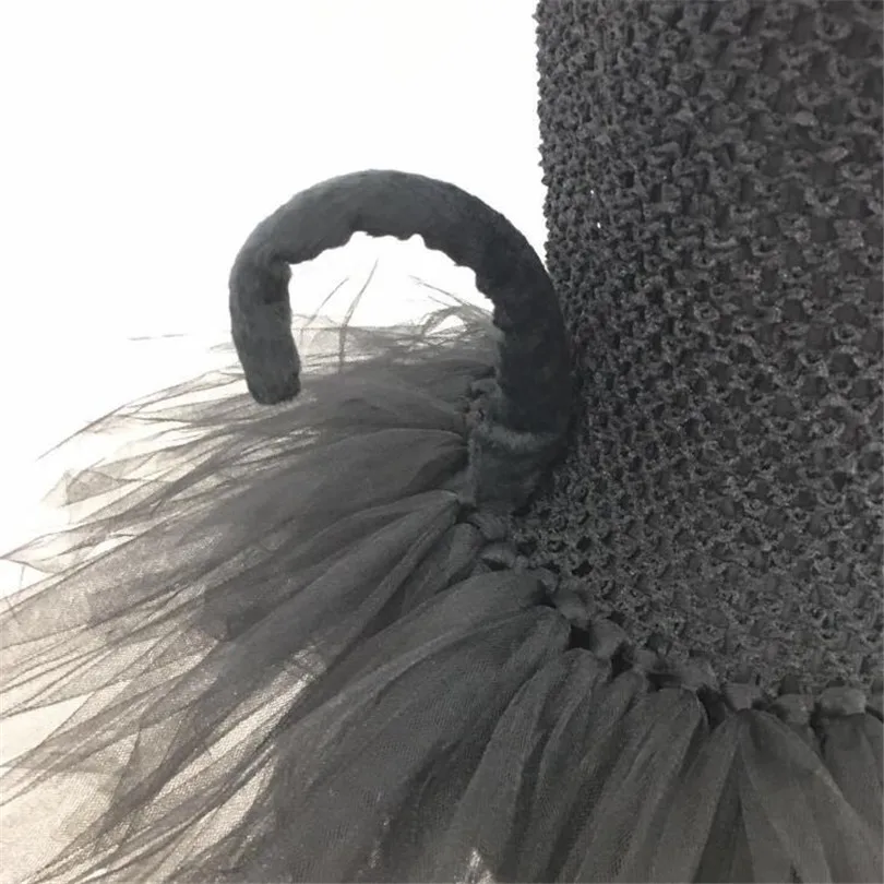 Костюм для девочек на Хэллоуин платье косплея с котом Черное вечернее день