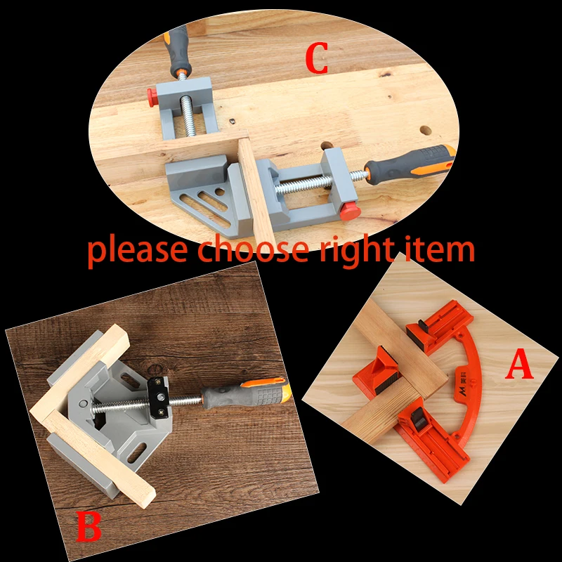 Прямоугольный зажим для зажима пластиковый одиночный 90 градусов двойная ручка