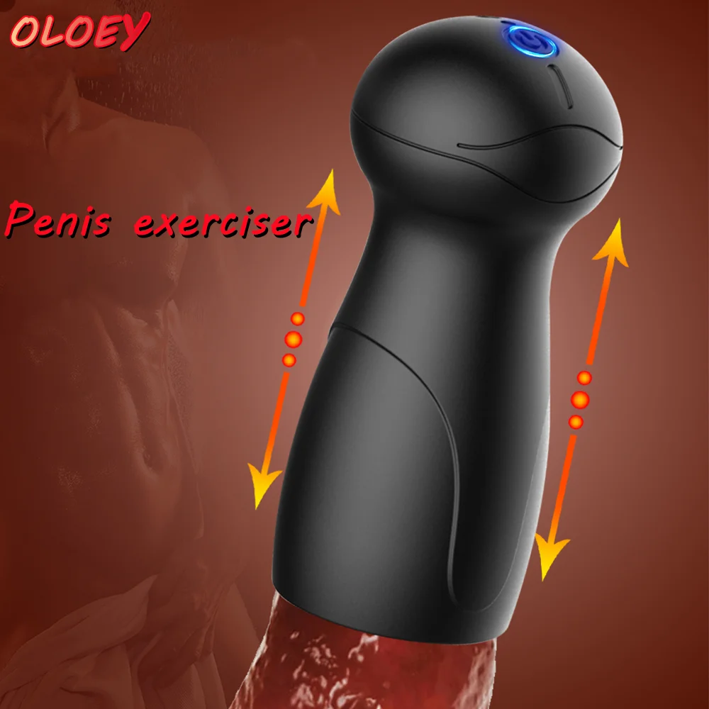 

Glans Vibrator Adult Sex Toys for Men Penis Trainer Blowjob Male Masturbator Penis Sleeve Enhancement Delay Lasting Cock Rings