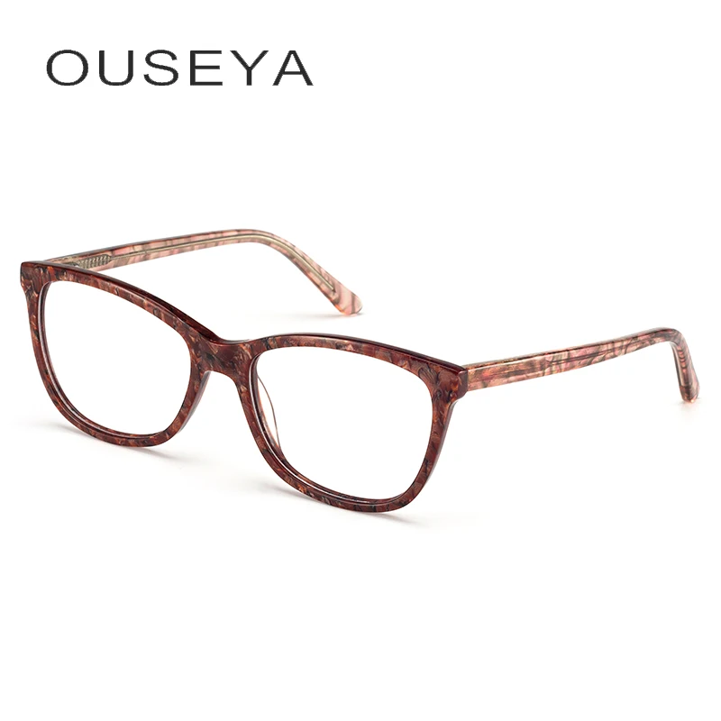 Ацетатные оправы для очков женские винтажные прозрачные Классические