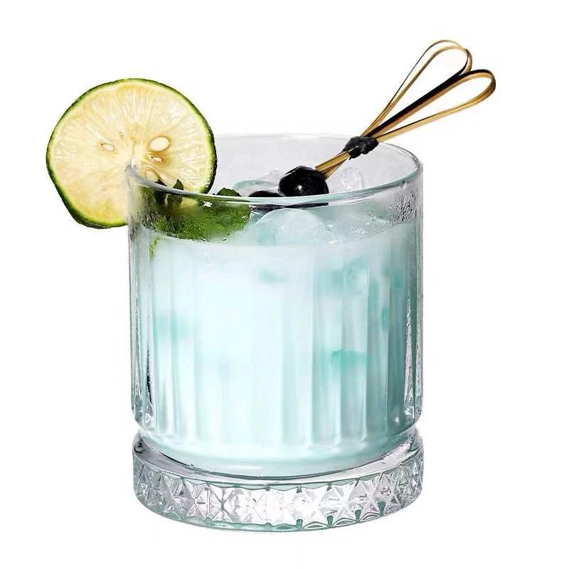 

Nordic Style Vintage Relief Glass Web Celebrity INS Leaf Cup Cold Drink Cup Coffee Cup Juice Cup Cocktail Cup