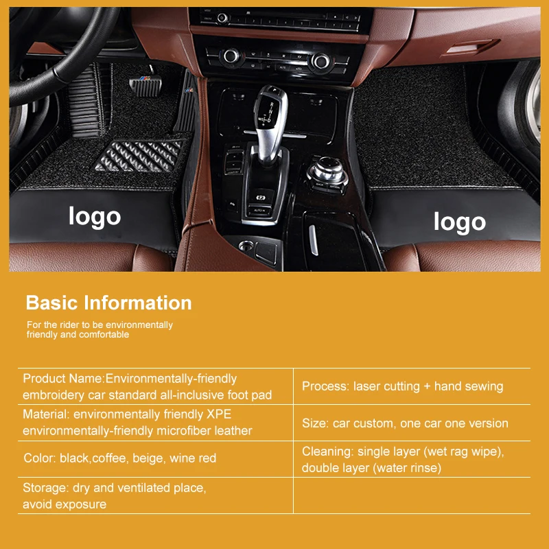 Изготовленный На Заказ автомобильный коврик специально для Volkswagen Golf 4 5 6 7 MK4 MK5 MK6 MK7 Passat CC Touran UP всепогодные коврики