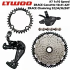 10-скоростной переключатель передач LTWOO A7 + задний переключатель передач + кассеты104BCD цепи + 10 S цепи групповой набор для ПЦР BEYOND DEORE MTB Bike