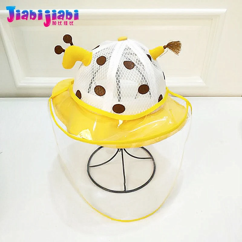 Летняя маленькая детская шапка маска для защиты лица от вирусов защита