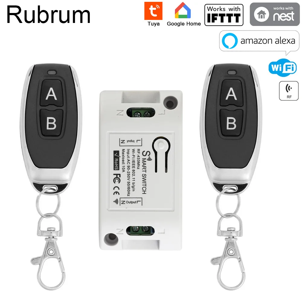 Умный выключатель Rubrum с поддержкой Wi Fi 433 МГц|Выключатели| |