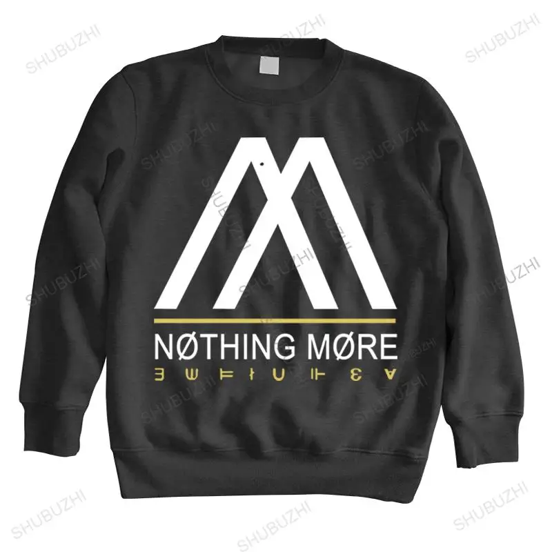 

Мужская толстовка с капюшоном, Черная Толстовка с длинным рукавом и надписью «Never more»
