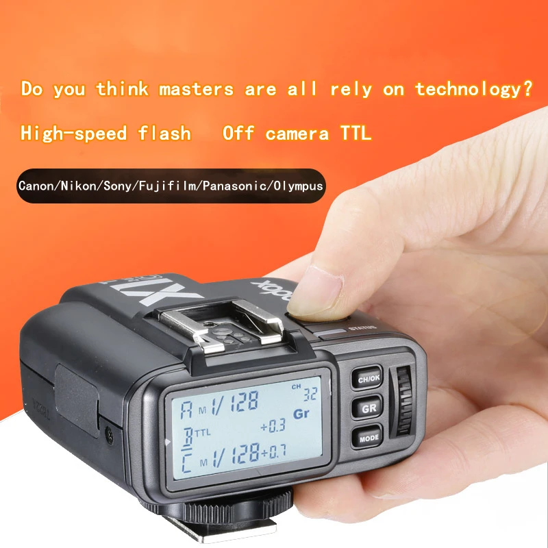 Godox X1T C/S/N/F/O 2 4G беспроводной TTL высокоскоростной передатчик триггера вспышки для
