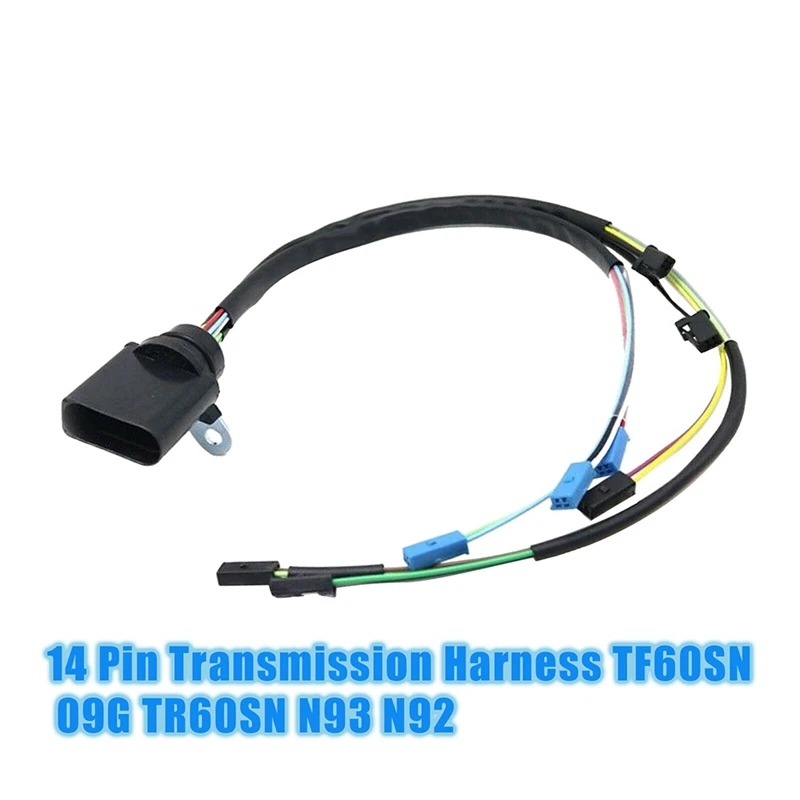 

14-контактный провод с внутренней коробкой передач, транс-соленоид 09G TF60SN TR60SN для-TT New Beetle CC Golf Jetta Passat